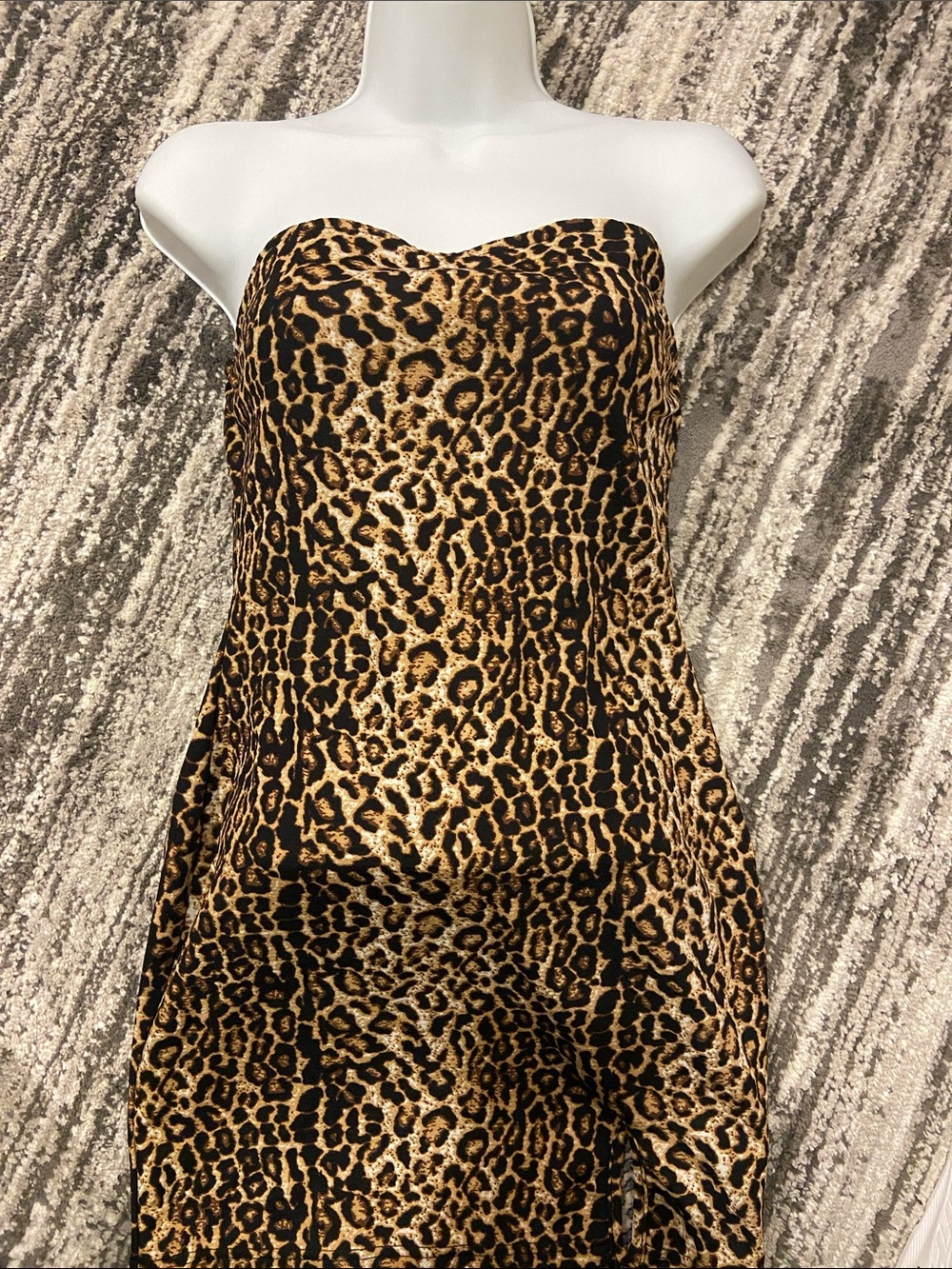 Animal Print sleeveless dress size small